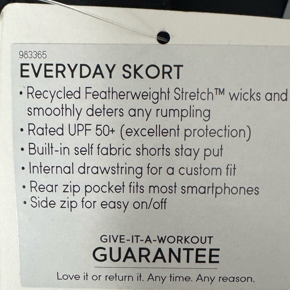 Athleta Everyday Skort Black Size 10 - Picture 5 of 8
